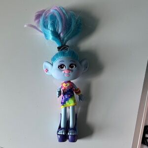 Dreamworks Troll World Tour Glam Chanelle Doll Blue/Purple Hair